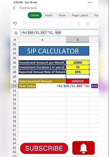 Uncover Excel's Hidden Gem: The Ultimate SIP Return Calculator