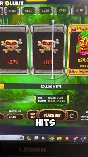 GREAT HIT on day 5 of betting on X-roulette! #rollbit #roulette #gambling