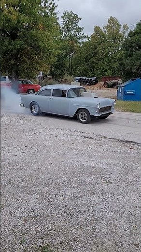 '2 lane black top' 55 burnout