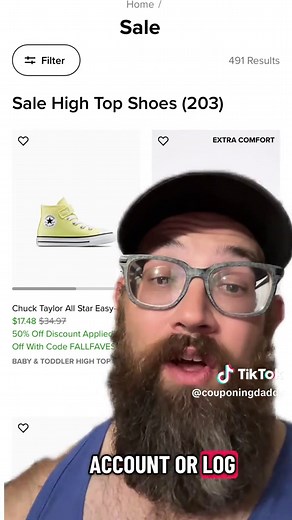 Converse Sale: Stackable Coupons and Free Shipping