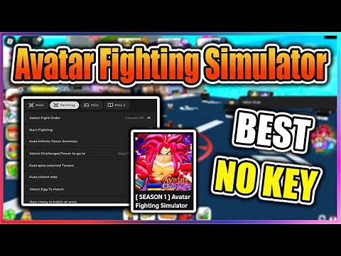 ⚔️ Avatar Fighting Simulator Script - Auto Farm GUI & More (NO KEY)
