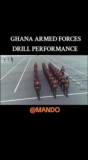 Ghana Armed Forces Drill Performance Showcase