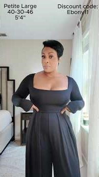 Jumpsuit with built in shapewear #shapellx #shapewear #shapellxofficial