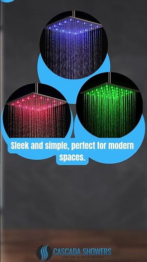💧 Color-Changing LED Rain Shower Head 💡 | No Batteries Needed!