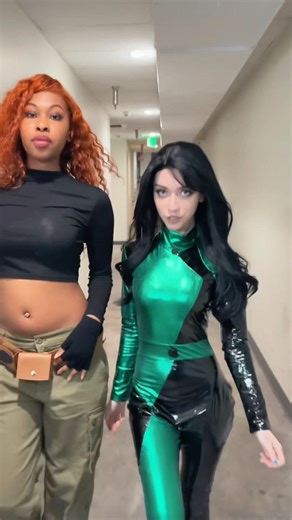 Kim possible and shego B) #cosplay