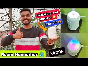 H2O Room Humidifier Unboxing and Review | Cheap and Best Humidifier | Humidifier Live Test