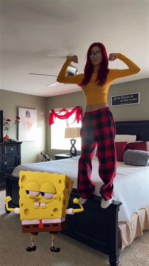 Sammillion on Instagram: "AYEEEEE #bigguy #spongebob #dance #streamergirl"