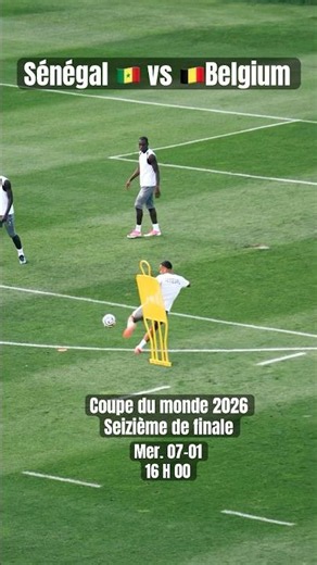 Sénégal 🇸🇳 vs 🇧🇪 Belgique: Avant-dernière, entraînement de Lions￼ #senegal #worldcup #belgium