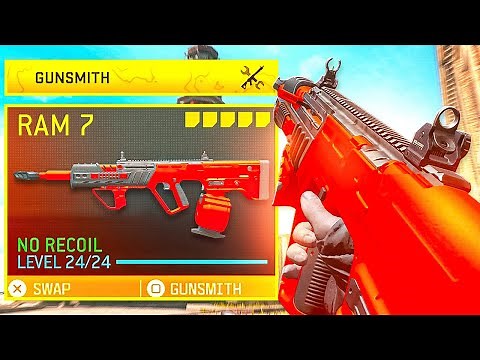 new *ZERO RECOIL* RAM-7 LOADOUT META on REBIRTH ISLAND! (Best Ram-7 Class Setup) Warzone 3