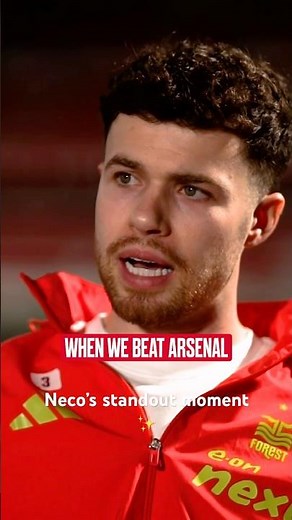 Neco reflects on a special day at the City Ground. ❤️ #premierleague #nffc #arsenal