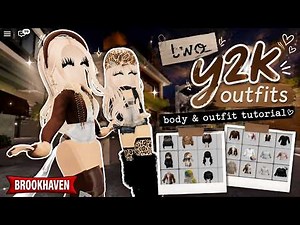 2 Y2K Baddie Outfits To TRY in Brookhaven 🤎🐆 | Roblox Body & Outfit Tutorial