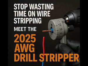 How to Strip Wires 10X Faster – 2025 Drill-Powered Wire Stripping Tool”