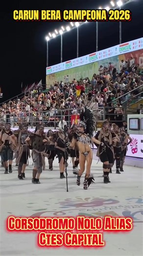 La Campeona de Monte Caseros en el Corsódromo Nolo Alias