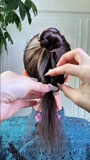 Step-by-Step Elegant Hairstyle Tutorial 💫
