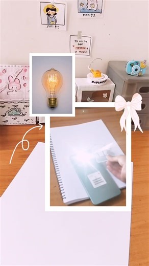 DIY paper lighting bulb ✨💡