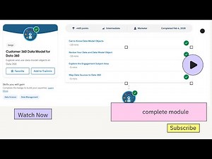 Customer 360 Data Model for Data 360 | COMPLETE MODULE | #salesforce