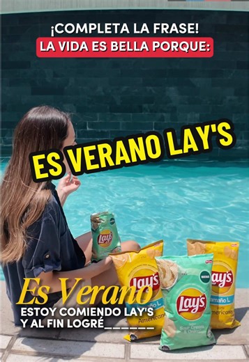 Los leemos 👇💬 la vida es bella porque _______ 💛✨ (Queremos conocer sus planes de verano con Lay’s 🫢 ) #Chile #Lays #LaysCL #PapasFritas