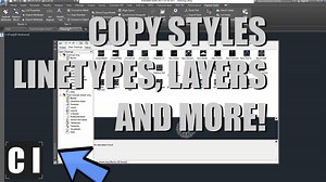 AutoCAD Tutorial: Design Center: Copy Styles, Linetypes, Blocks from one drawing to another | CAD Intentions