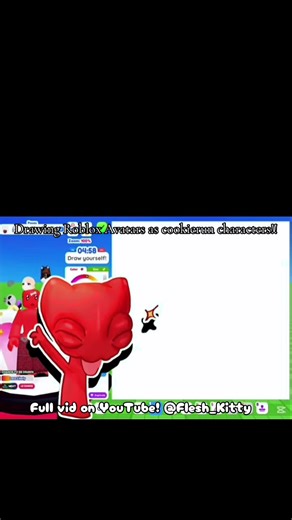 Drawing Roblox avatars as Cookie run characters!! Full video on YouTube, go check it out! #drawme #robloxfyp #cookierunkingdom #artist #art