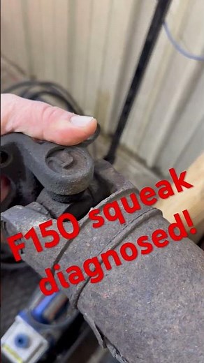 2004 Ford F150 driveline squeak. U-joint problems! #automobile #mechanic #automotiverepair #ford