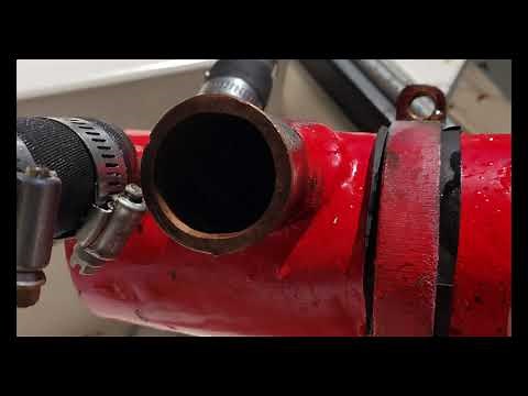 Westerbeke Heat exchanger testing