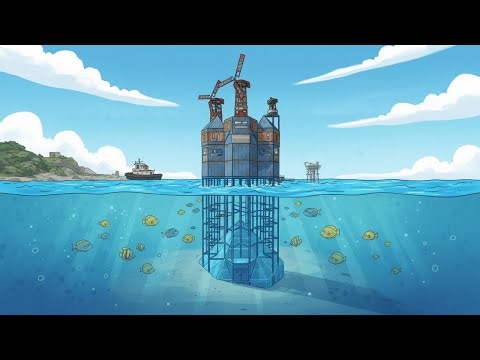 SOBREVIVI SOLO em uma PIRÂMIDE SUBMERSA no MAR! 🌊 - Rust