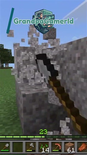 Minecraft: How to Find Flint Using Gravel! #shorts