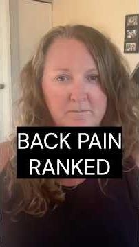 Low Back Pain Treatments Ranked