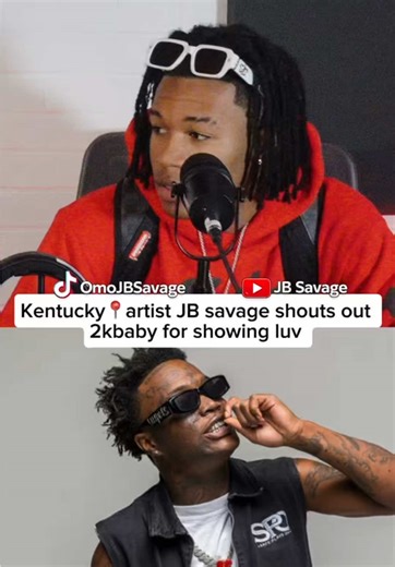 From Kentucky artist to Kentucky artist JB shouts out @2kbaby for the love he showed him in 2025 🤝🏾 nothing is overlooked and nothing goes unappreciated 💯#kentuckyrapper #rap #jbsavage #2kbaby #pfe