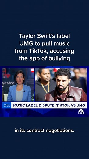 Universal Music Group said Wednesday it will cease licensing its music to TikTok and accused the short video giant of bullying and intimidation in its contract negotiations. | CNBC
