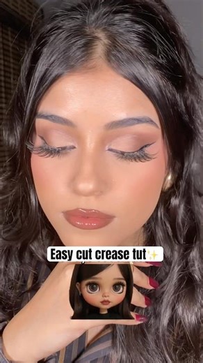 Easy cut crease tutorial ✨