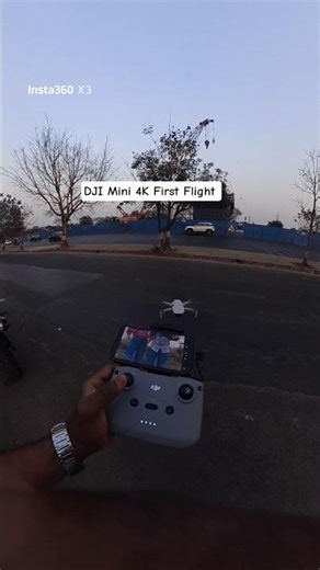 DJI Mini 4K First Flight 🚁 | My Incredible First Drone Experience Stunning Aerial Shots #djidrone