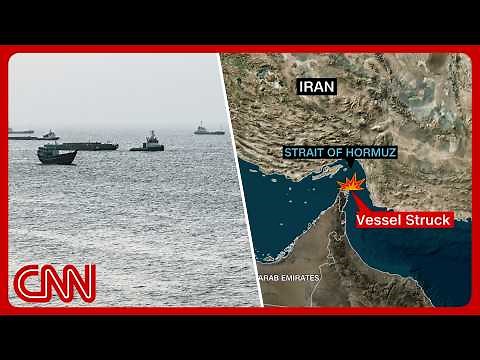 Iran strikes ship in Hormuz after Trump claims 'total control'