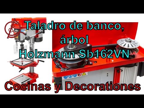 Taladro de árbol Holzmann Sb162VN Prueva, montaje