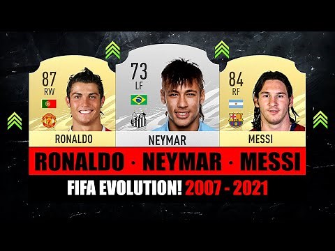 Ronaldo vs Messi vs Neymar FIFA EVOLUTION! 😱🔥 FIFA 07 - FIFA 21
