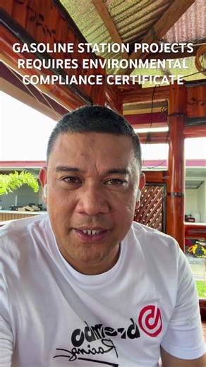 Environmental compliance certificate for Gasoline station project #pco #ecc