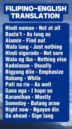 661K views · 6.5K reactions | Filipino-English Translation #vocabulary #translation #learnfilipino | Learn Daily | Facebook