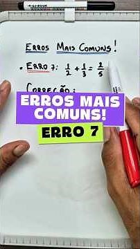 💥ERROR 7: Adding FRACTIONS! Many people get this wrong!