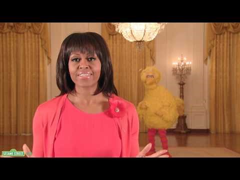 Sesame Street: First Lady Michelle Obama and Big Bird Team Up to Help Get Kids Moving