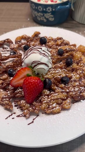 Homemade Funnel Cake Recipe with Pancake Batter