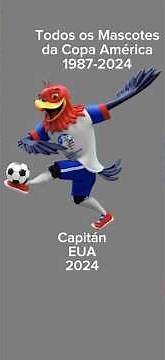 Todos os mascotes da Copa América 1987-2024