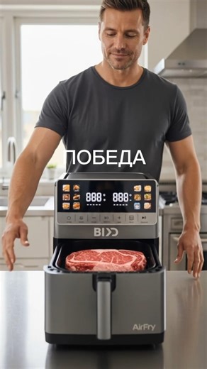 Режим чемпиона: Тренировка. Работа. Победа с BKD AirFry! 💪🏼🔥