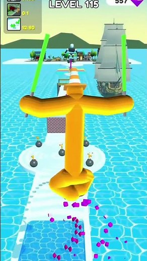 🚀 Crazy Stickman Run! Level 115 Challenge | Epic Parkour Race Game 🕹️🔥