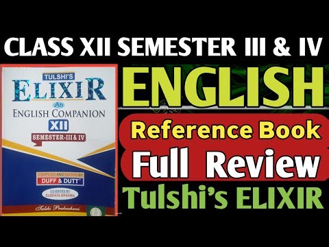 Class 12 english best reference book for 3rd and 4th semester// class xii 3rd and 4th semester