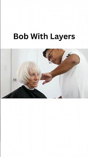 How to Cut a Bob with Layers | Frame the Face for Softness ✂️