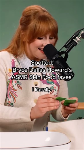 PSA: Volume UP for some Skin Food ASMR with Bryce Dallas Howard 🔊✨ #ASMR #weleda #weledaskinfood #naturalskincare #feedyourskin #skinfoodfan | Weleda