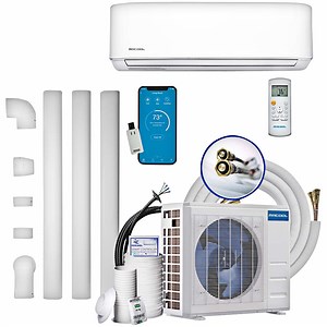 MRCOOL DIY 4th Gen Energy Star Series Ductless Mini-Split Inverter Wall Mount Heat Pump System DIY-36-HP-WM-230C25 - 208/230V, 36,000 BTU