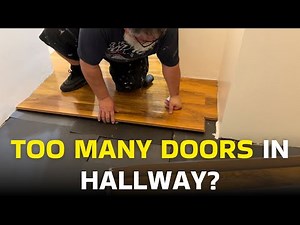 Laminate Flooring Installation Through a Hallway and Rooms | Satisfying DIY Renovation