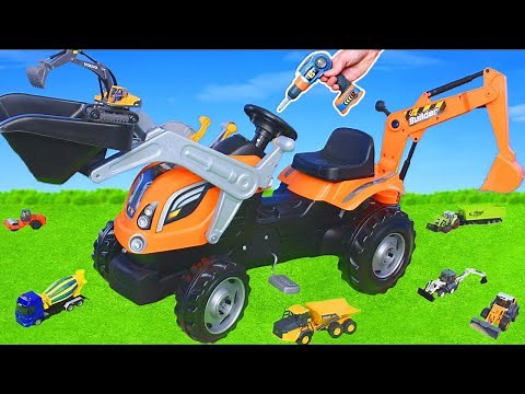 Backhoe Ride on Assembly for Kids
