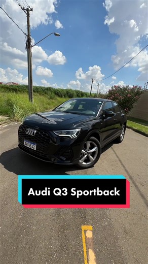 Resumão: Audi Q3 Sportback Performance Black #audiq3 #audi #q3 #sportback #audiq3sportback #q3sportback #quattro #4x4 #tfsi #vwag #suv #turbo